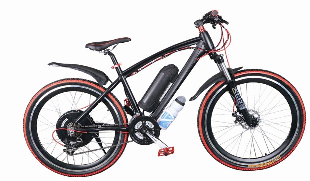 hot sell mountain 26" electric bike with 7 speeds external derailleur