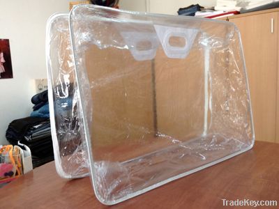 transparent PVC bag for blanket