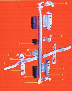 ISO container door locking devices