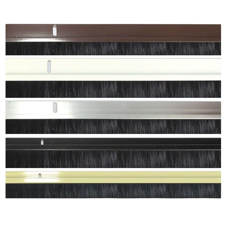 Door Bottom Seal /Door Bottom Seal Rubber / Door Bottom Seal Brush / Brown, Aluminium, White Finish Door Bottom Seal