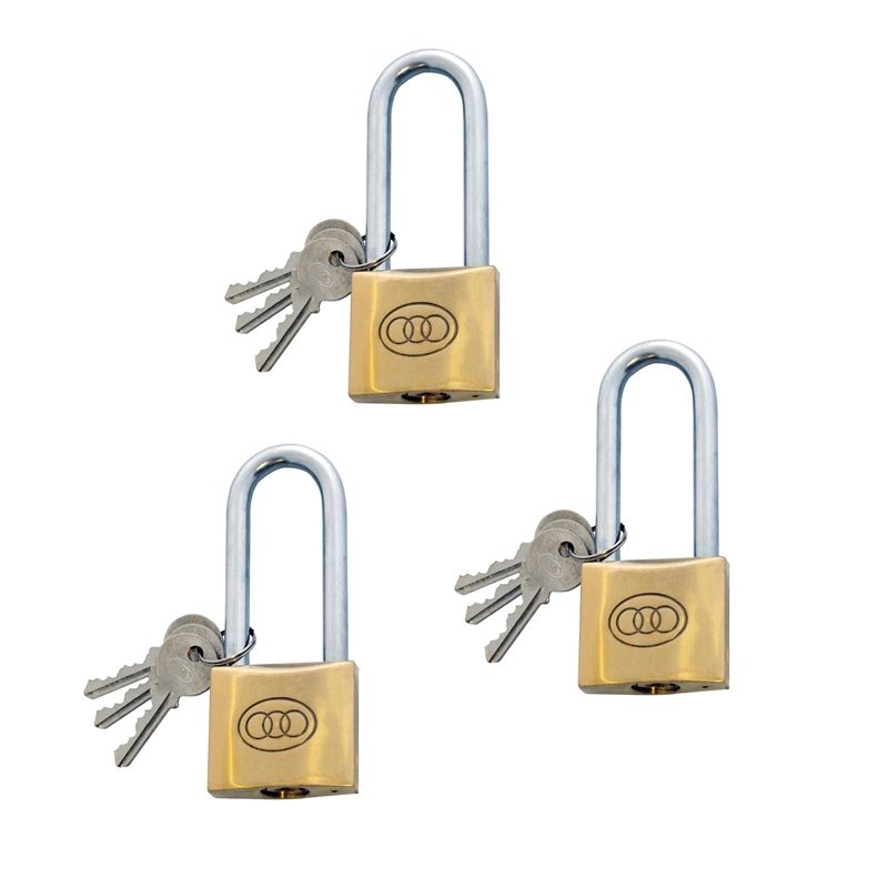 BRASS PADLOCK/THICK BRASS PADLOCK/LONG SHACKLE BRASS PADLOCKS/BRASS PADLOCKS WITH SECURITY KEY/EXTRA LONG SHACKLE BRASS PADLOCK