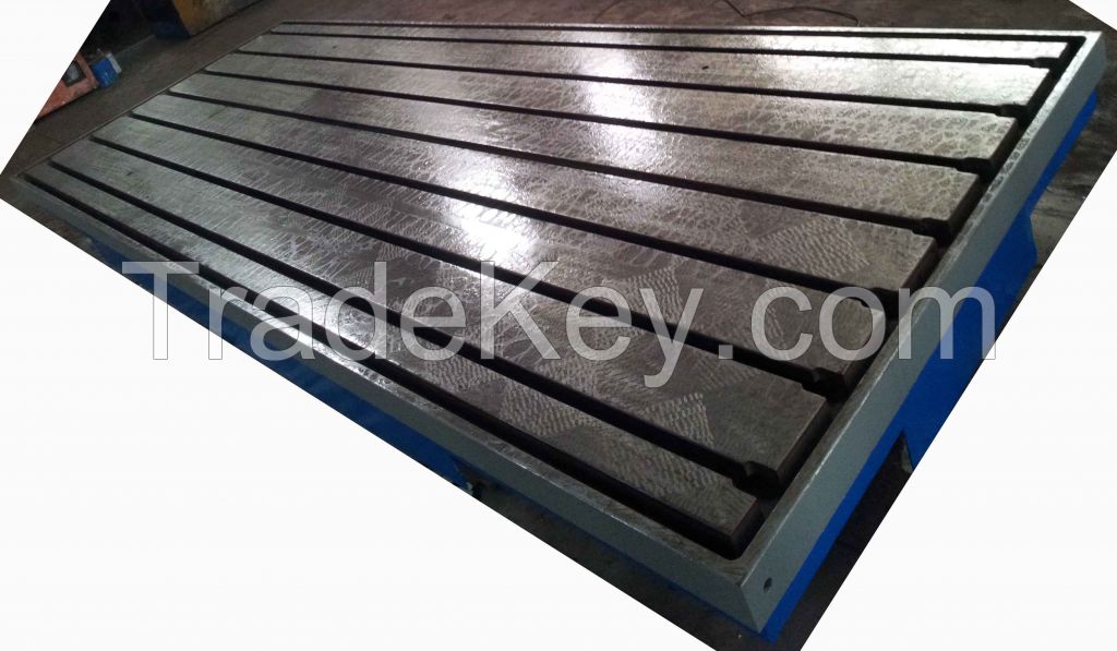 T-slot Cast Iron Floor Plate