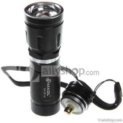 Hand Strap Vari-Focal Telescopic LED Flashlight