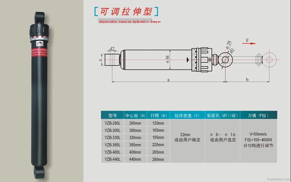 Adjustable Tension Hydraulic Damper