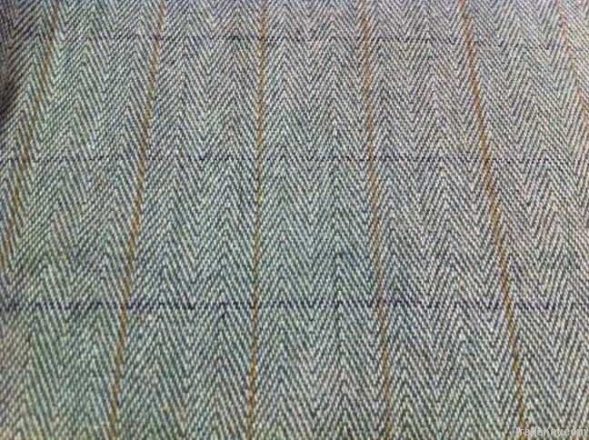 herringbone wool fabric