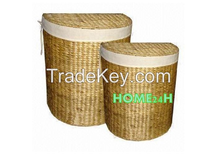 Water Hyacinth Laundry Baskets, laundry hamper