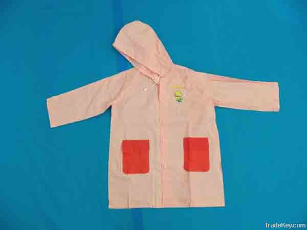 warm children raincoat