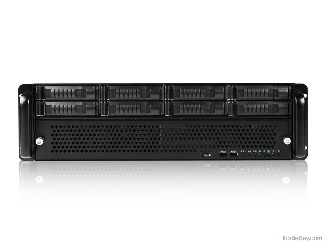 3U 8-Bay E-ATX Storage Server Rackmount Chassis