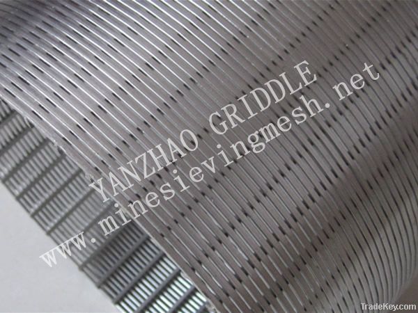 Mine sieving mesh