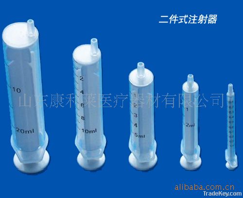 two-part syringes luer slip