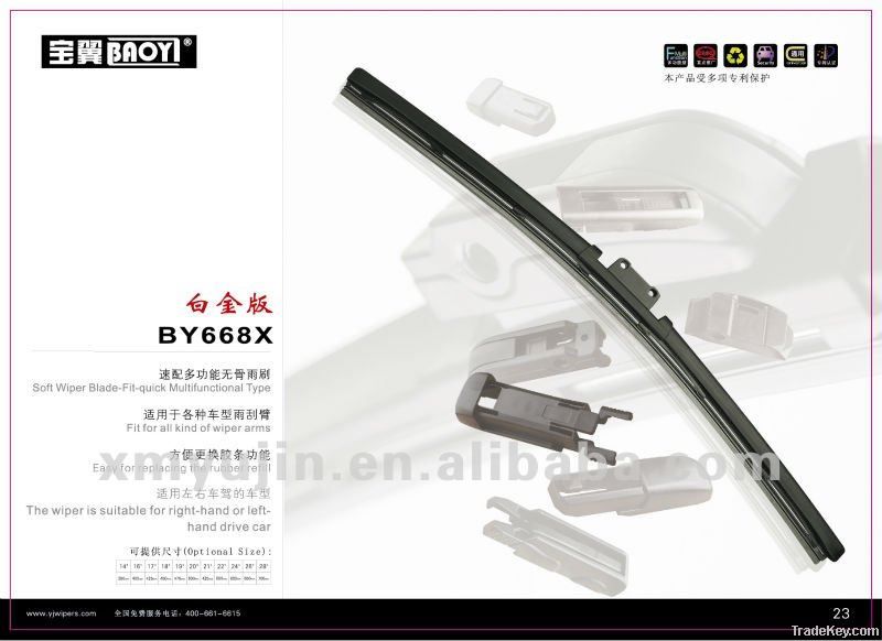 car multi-adaptor wiper blade