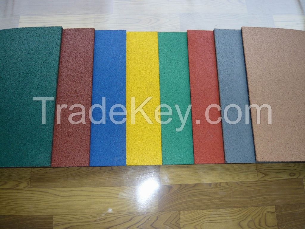 epdm color rubber tile