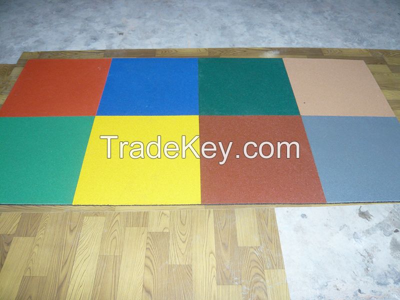 epdm color rubber tile