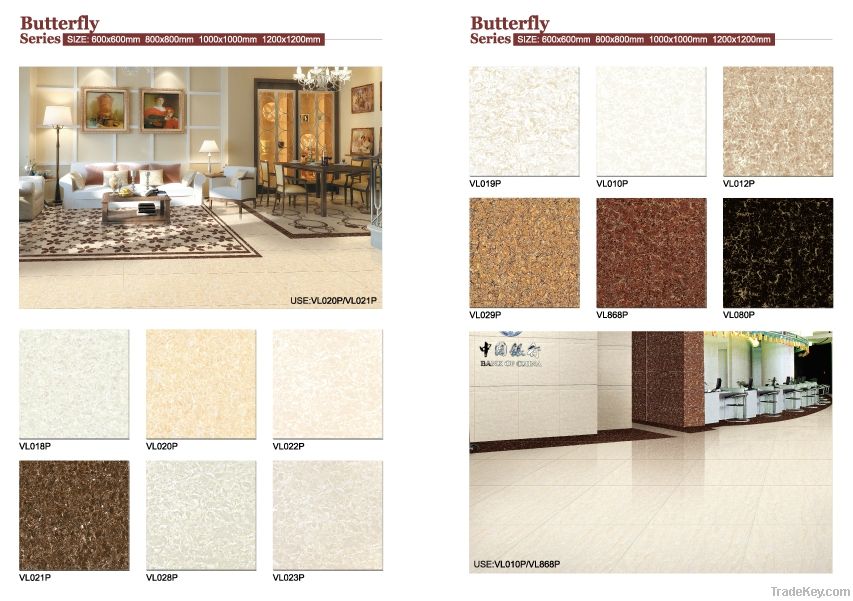 Butterfly Porcelain Tile