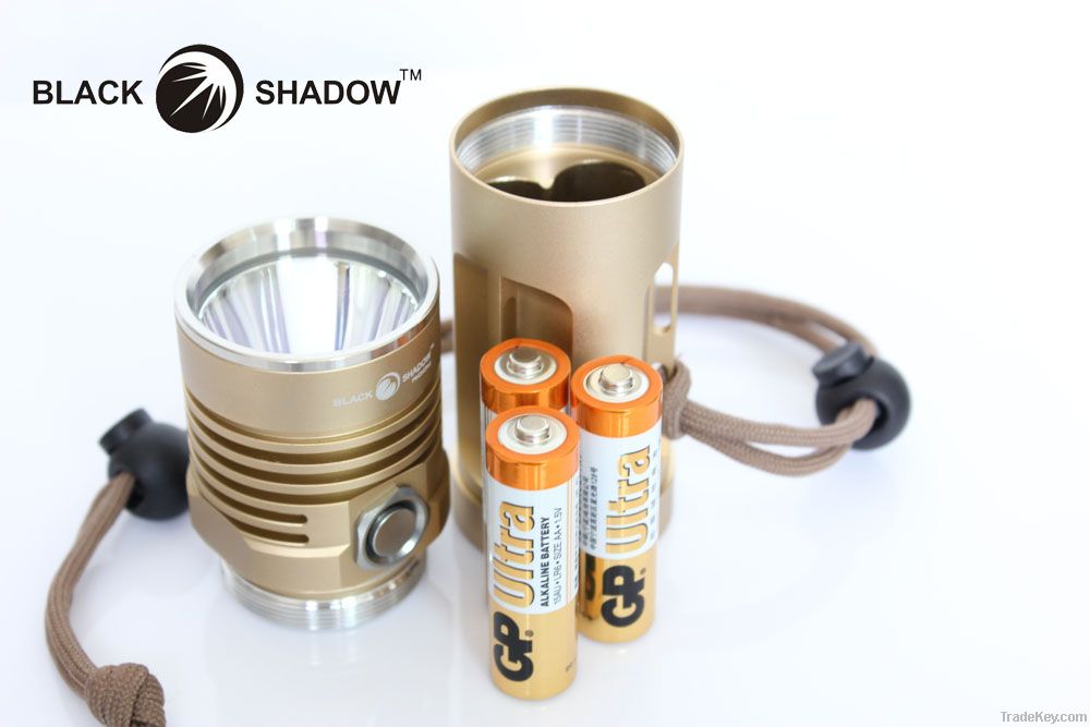 Blackshadow 14500/AA large output flashlight  ROOK