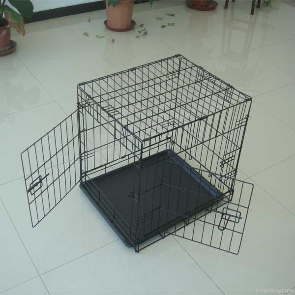 Welded wire mesh dog crate