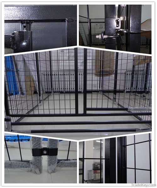 Large outdoor heavy duty dog kennel dog house