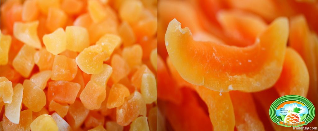 Dehydrated cantaloupe