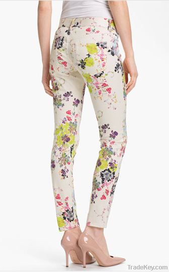 La Deen Printed Jeans