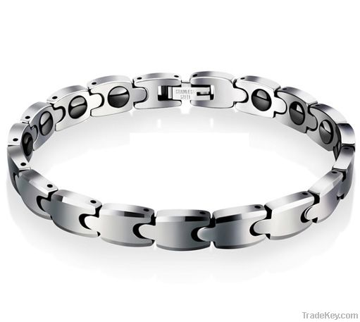 Mens Tungsten Carbon Fiber Magnetic Bracelet Tungsten Bracelet``