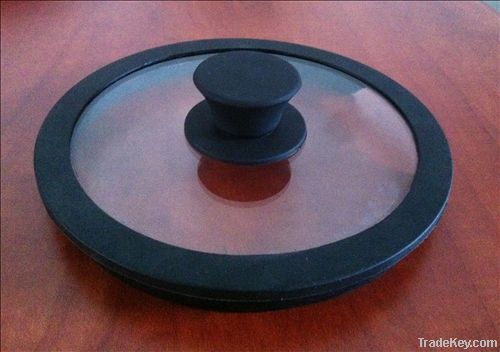 Drain hole silica glass lid