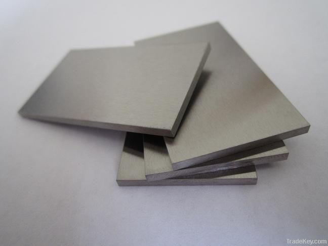 Tungsten sheets