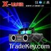 Double lens blue&amp;green beam dj laser light Language Option  French