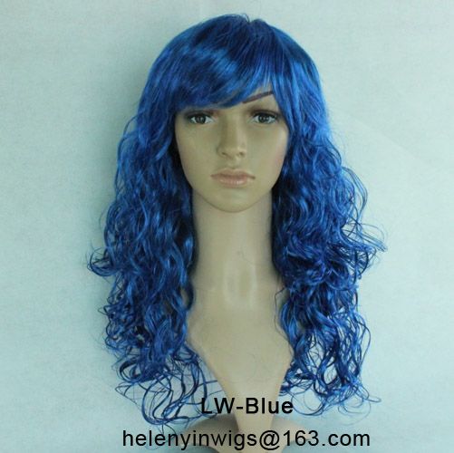 1 pcs Free Shipping Long Wave synthetic wig