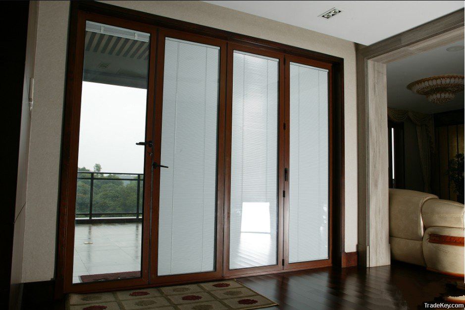 Aluminium Glass French Sliding Door