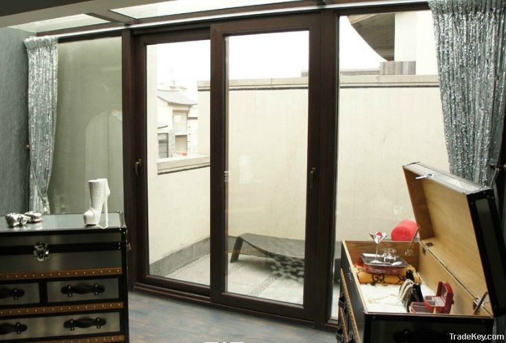 Aluminium Glass French Sliding Door