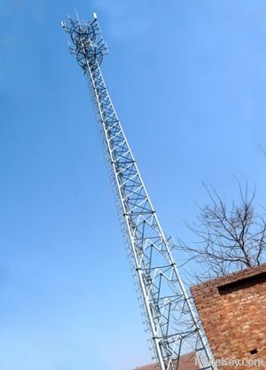 steel plate galvanized spray paint electrical distribution tower