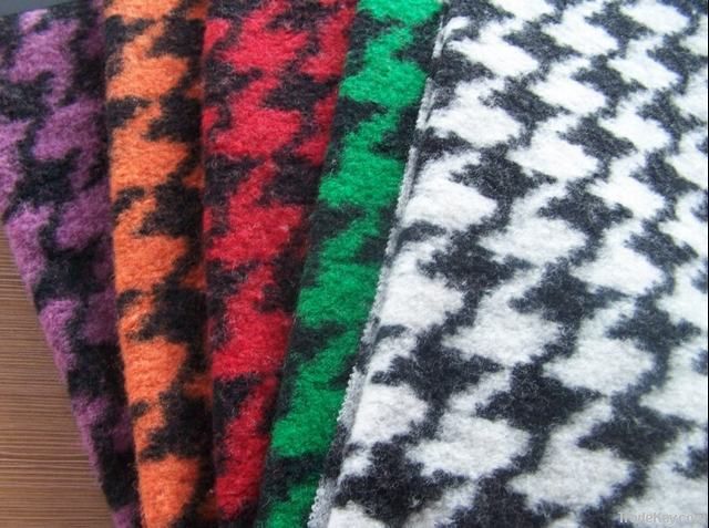 Knitted Woolen Fabric, jacquard wool fabric