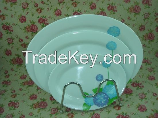 Melamine oval plate