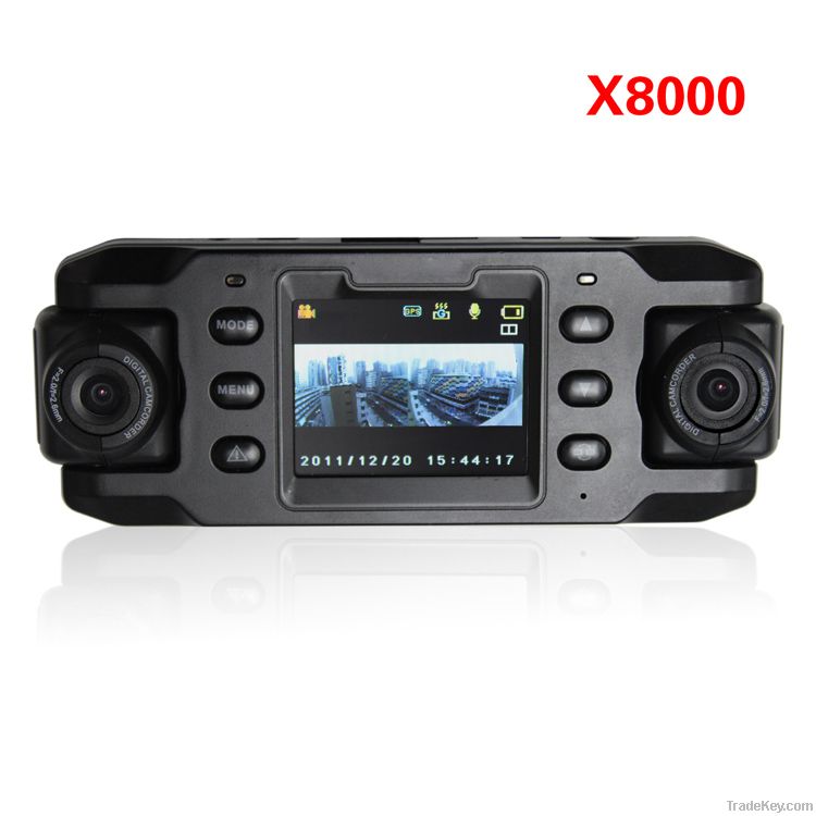 2.0 inch LCD, Dual Lens, with GPS Logger, G-sensor