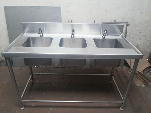 Stainless Steel Sink with Table