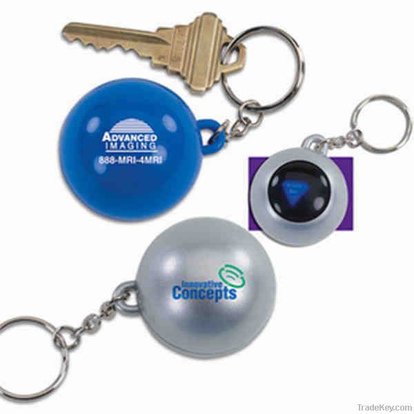 4cm custom Magic 8 Ball Keychain