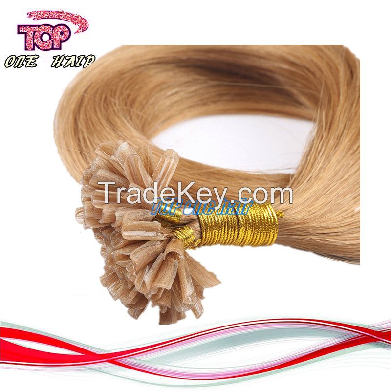 supply 100% human hair extension prebonde u tip hair extension