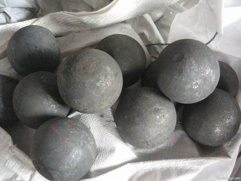 Forged steel ball