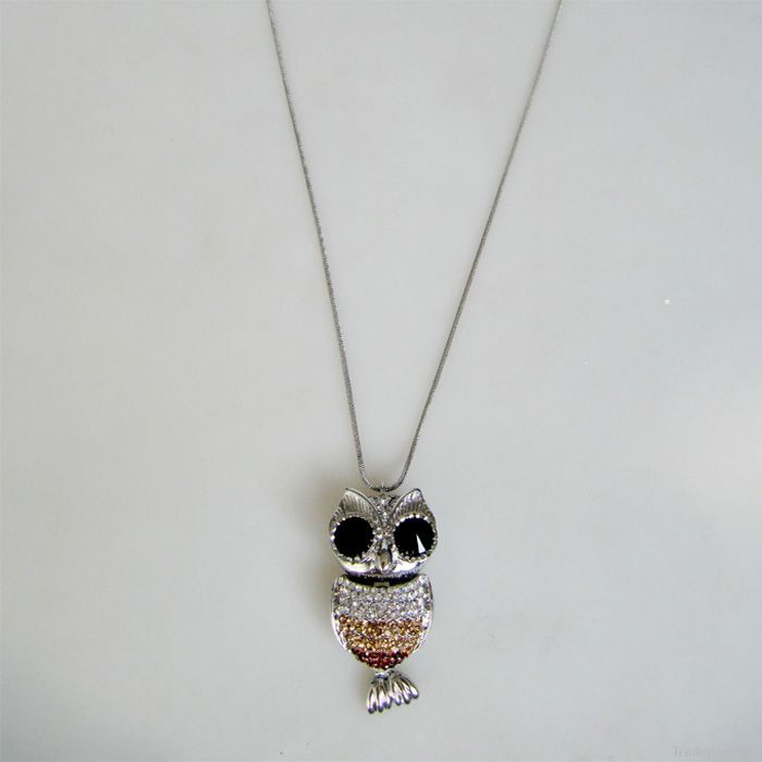 Fashion cute owl pendant necklace