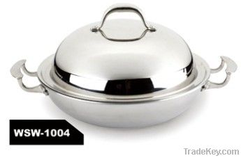 TRI-PLY S/S WOK COOKWARE