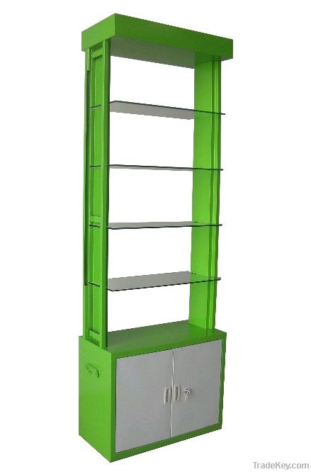 glass shelves display stand