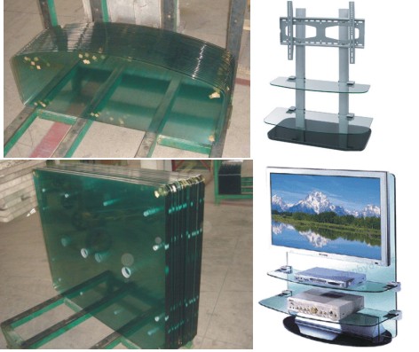 TV Tempered Glass Bracket