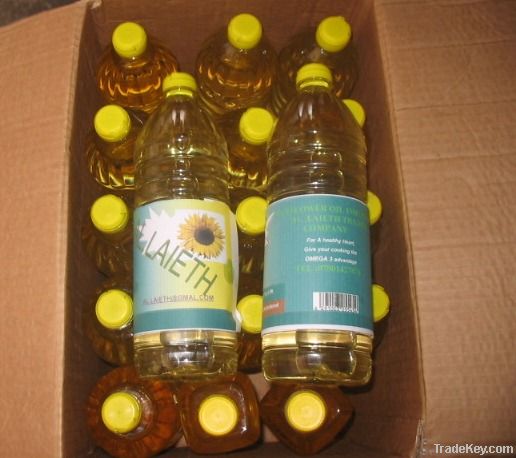 Crude and Refined Sunflower Oil