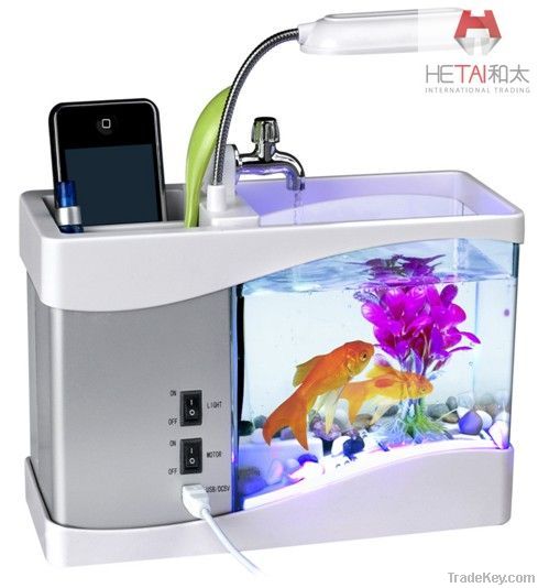 Innovative Multifunction Mini USB Desktop Fish Tank