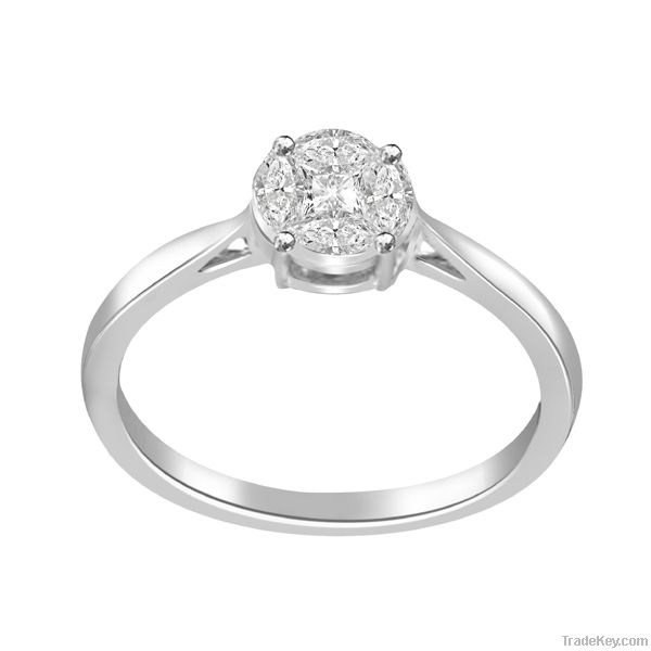 White Gold Diamond Ring