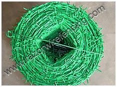 PVC, PE coated barbed wire, stoving varnish barbed wire