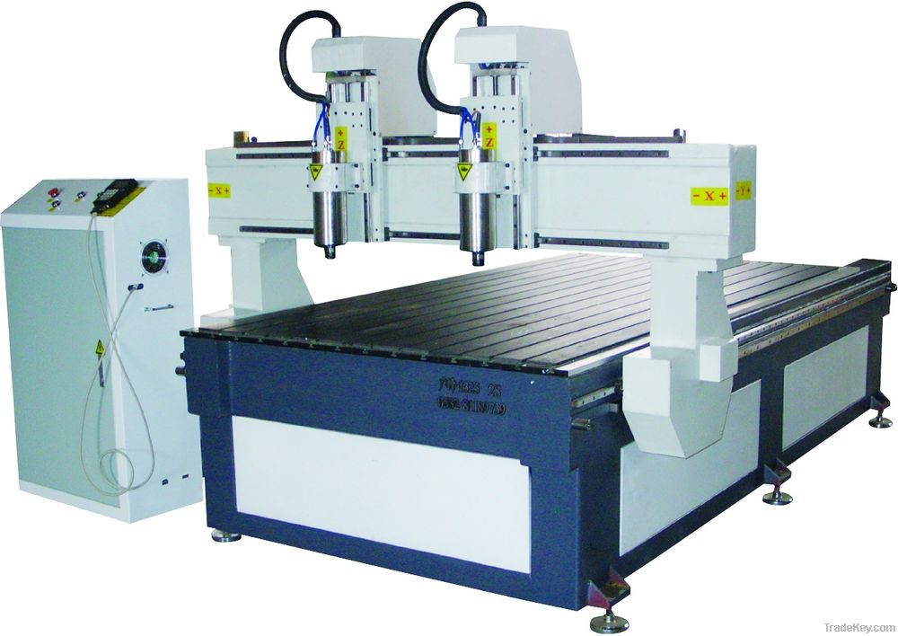 Multi-head engraving machine