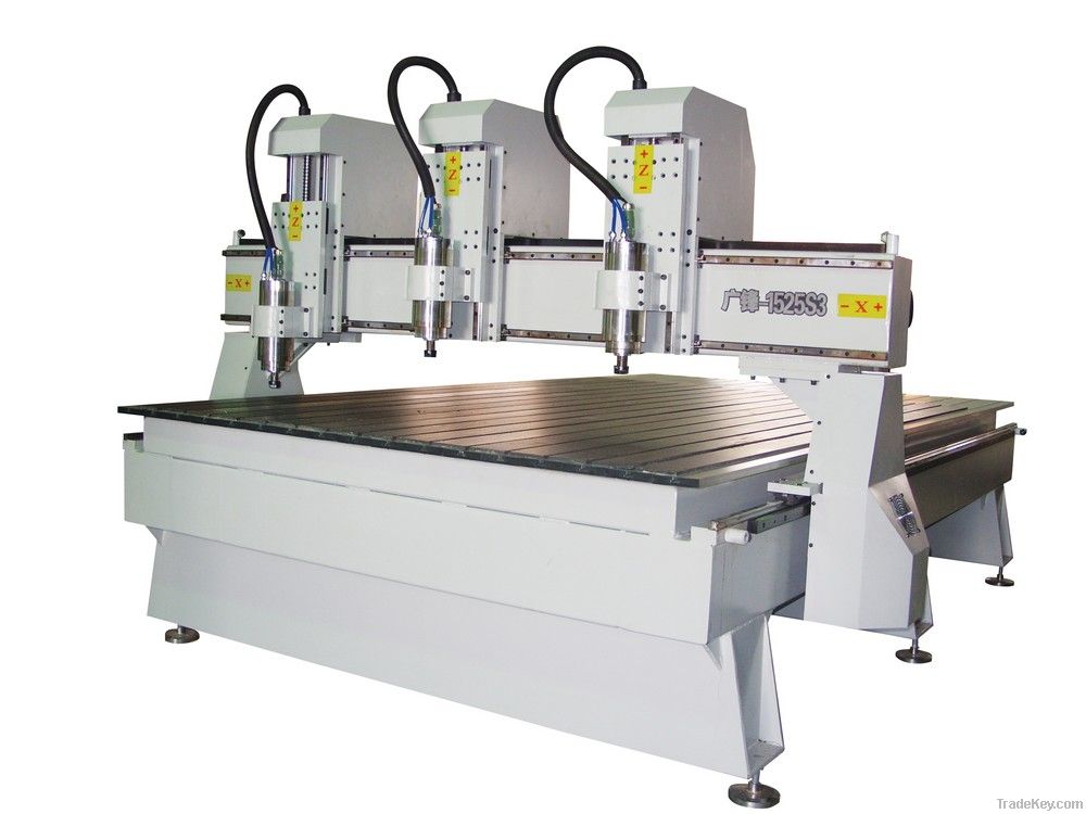 Multi-head engraving machine