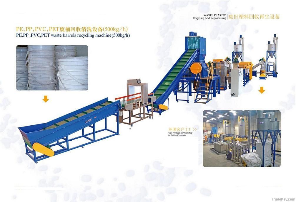 PET recycling line/ PET washing line/PET recycling machine