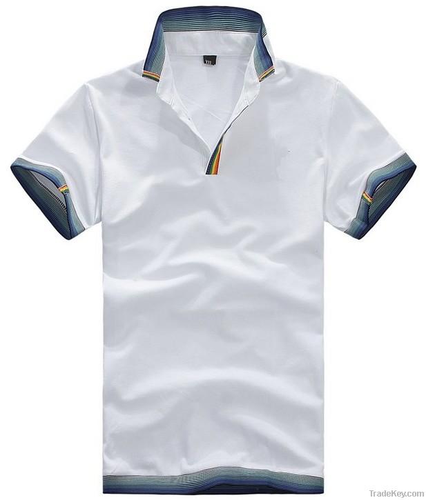 men's new style plain polo shirt cotton